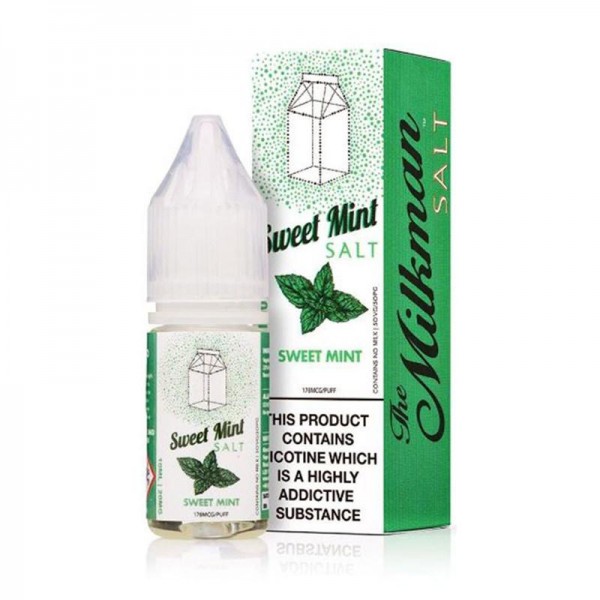 SWEET MINT NICOTINE SALT E-LIQUID BY THE MILKMAN SALT