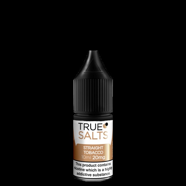 STRAIGHT TOBACCO NICOTINE SALT E-LIQUID BY TRUE SA...