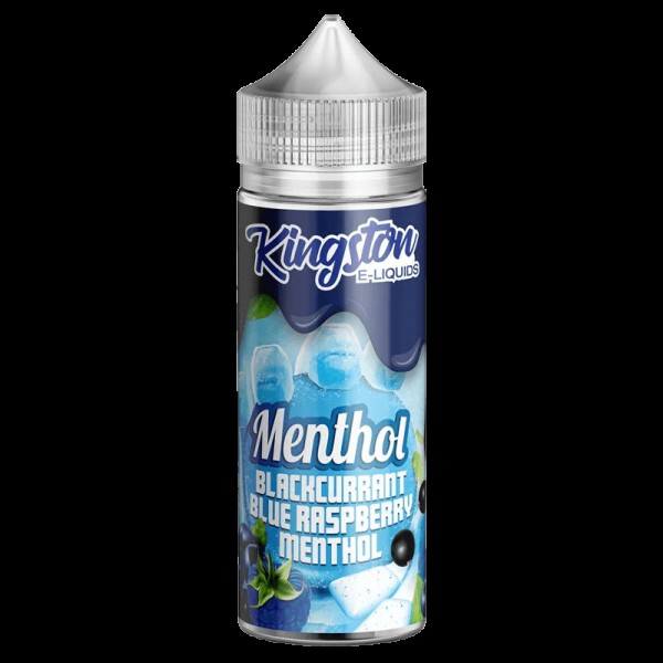 BLACKCURRANT BLUE RASPBERRY E LIQUID KINGSTON MENT...