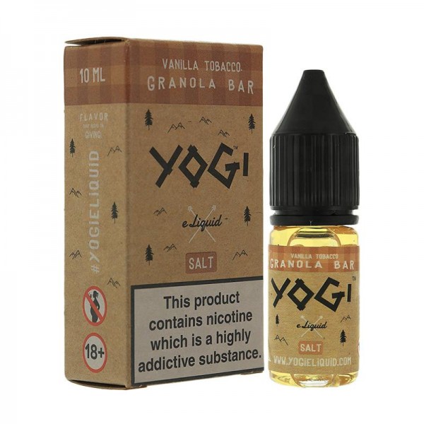 VANILLA TOBACCO NICOTINE SALT E-LIQUID BY YOGI E-L...