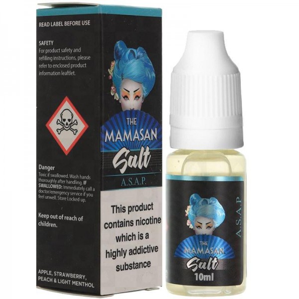 ASAP NICOTINE SALT E-LIQUID BY THE MAMASAN SALT