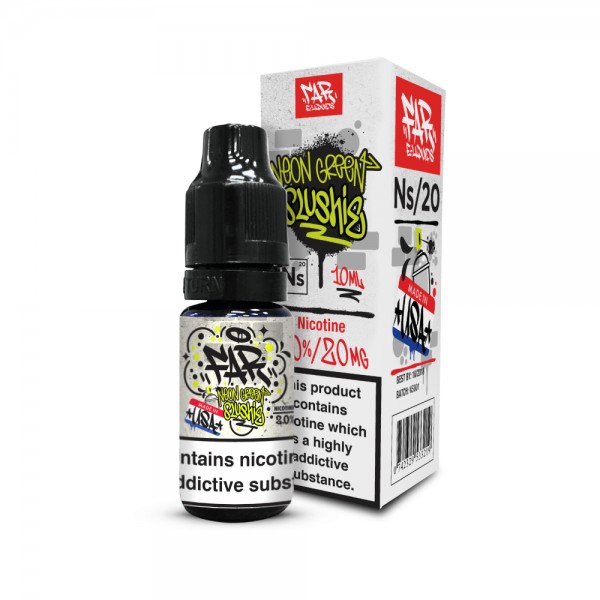 NEON GREEN SLUSHIE NICOTINE SALT E-LIQUID BY FAR -...