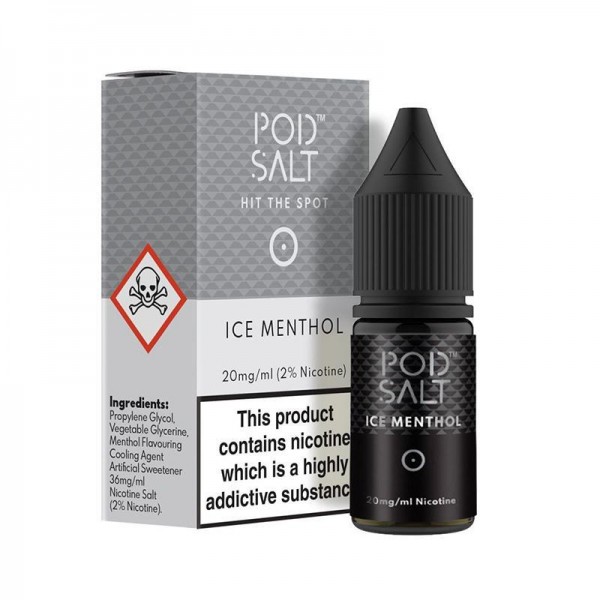 ICE MENTHOL NICOTINE SALT E-LIQUID BY POD SALT COR...