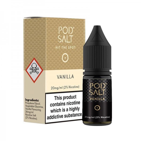 VANILLA NICOTINE SALT E-LIQUID BY POD SALT CORE RA...