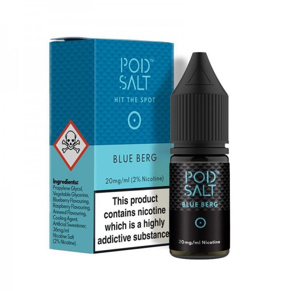 BLUE BERG NICOTINE SALT E-LIQUID BY POD SALT CORE ...