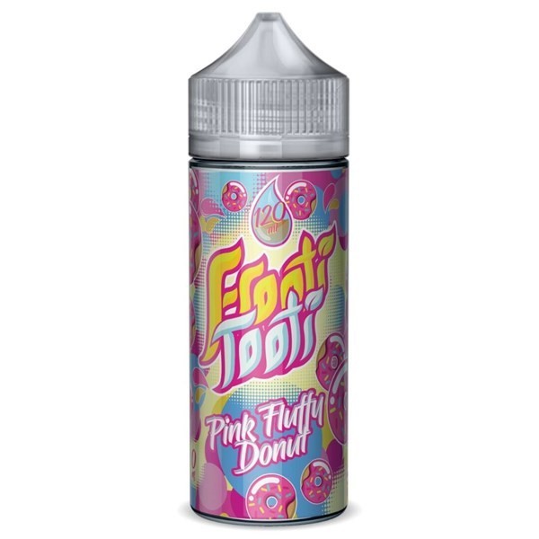 PINK FLUFFY DONUT E LIQUID BY FROOTI TOOTI 100ML 7...