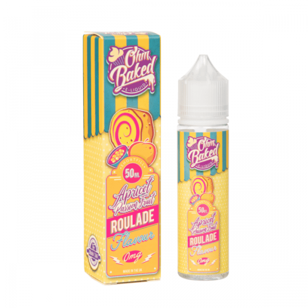 APRICOT PASSION FRUIT ROULADE E LIQUID BY OHM BAKE...