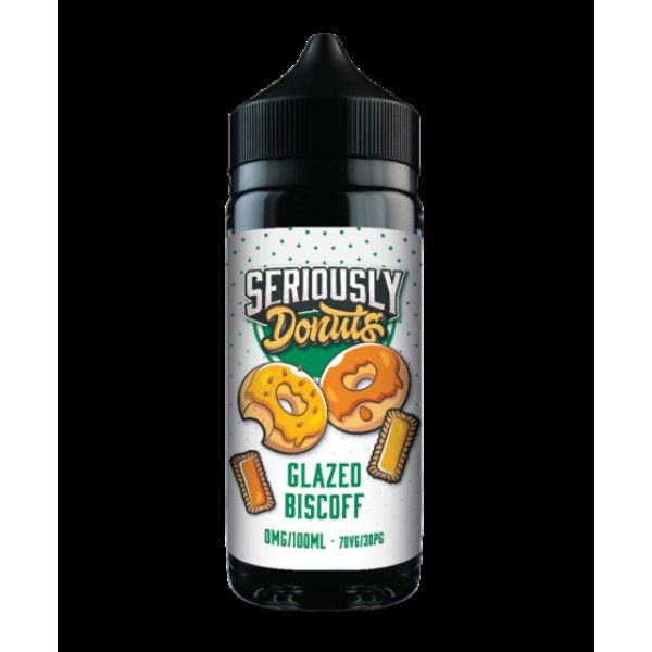 GLAZED BISCOFF E-LIQUID BY SERIOUSLY DONUTS / DOOZ...