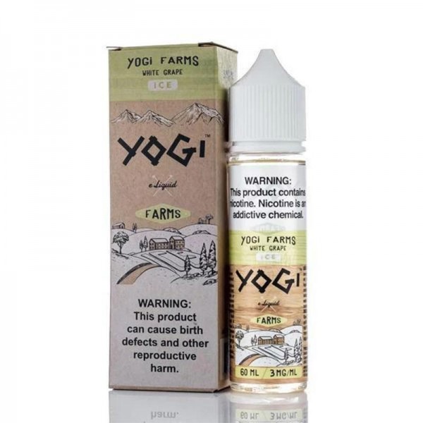 WHITE GRAPE ICE E LIQUID BY YOGI FARMS 50ML 70VG