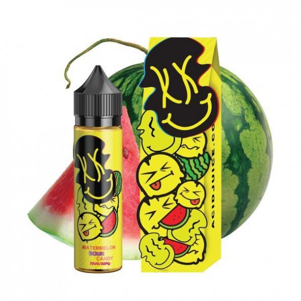 WATERMELON SOUR CANDY E LIQUID BY ACID JUICE 50ML ...