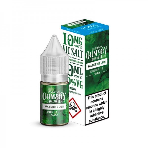 WATERMELON NICOTINE SALT E-LIQUID BY OHM BOY VOLUM...