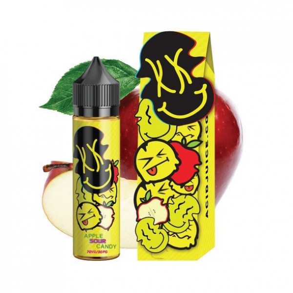 APPLE SOUR CANDY E LIQUID BY ACID JUICE 50ML 70VG