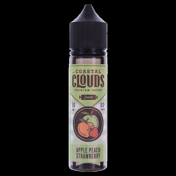 APPLE PEACH STRAWBERRY E LIQUID BY COASTAL CLOUDS ...