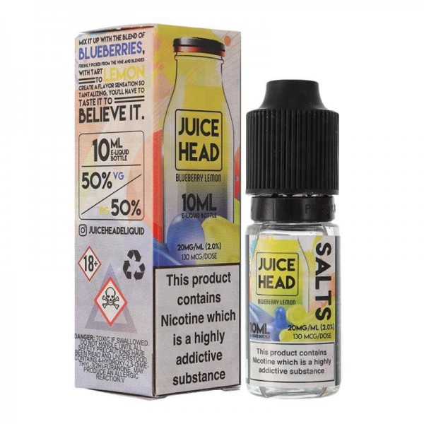 BLUEBERRY LEMON NICOTINE SALT E-LIQUID BY JUICE HE...