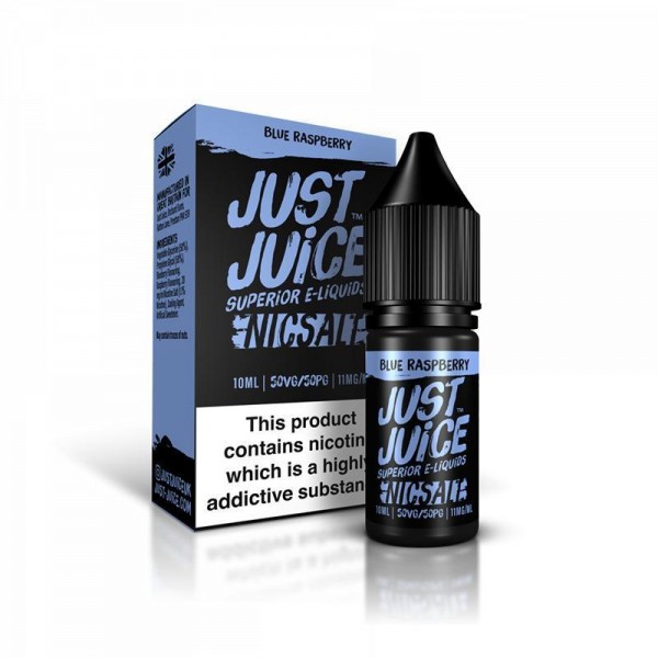 BLUE RASPBERRY NICOTINE SALT E-LIQUID BY JUST JUIC...