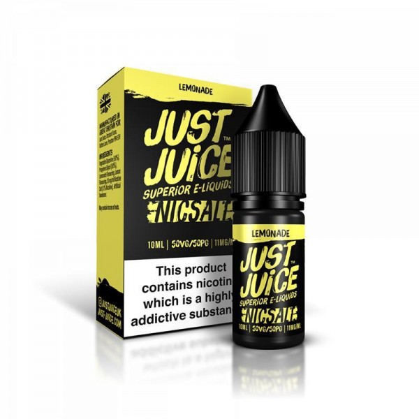 LEMONADE NICOTINE SALT E-LIQUID BY JUST JUICE NICS...