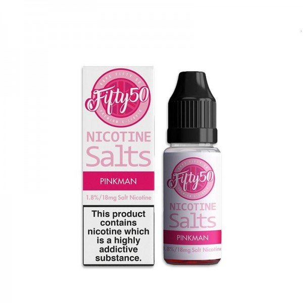 PINKMAN NICOTINE SALT E-LIQUID BY FIFTY50 SALTS