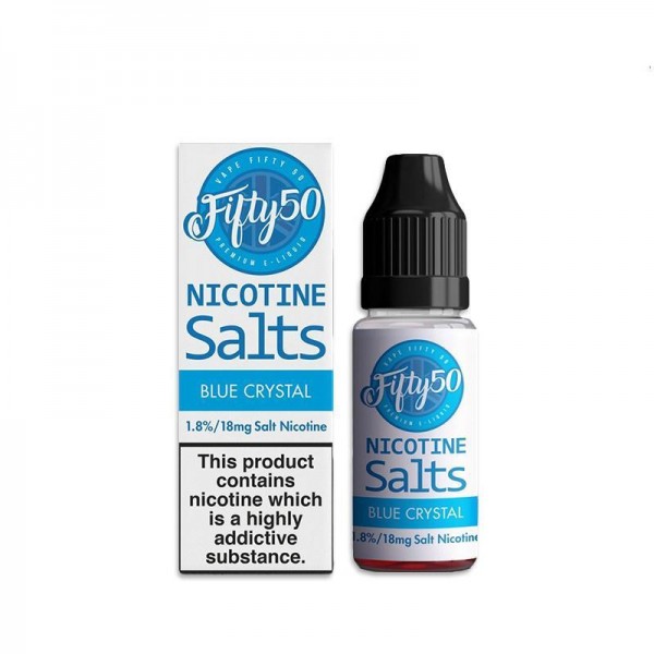 BLUE CRYSTAL NICOTINE SALT E-LIQUID BY FIFTY50 SAL...