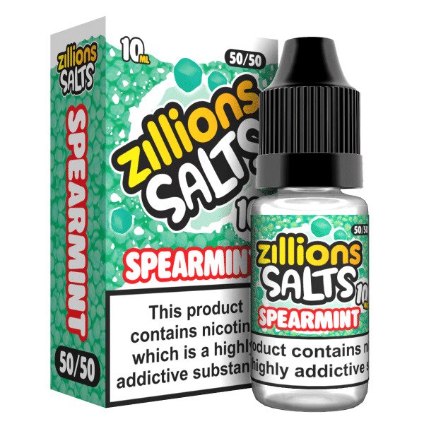 SPEARMINT ZILLIONS NICOTINE SALT E-LIQUID BY ZILLIONS SALTS