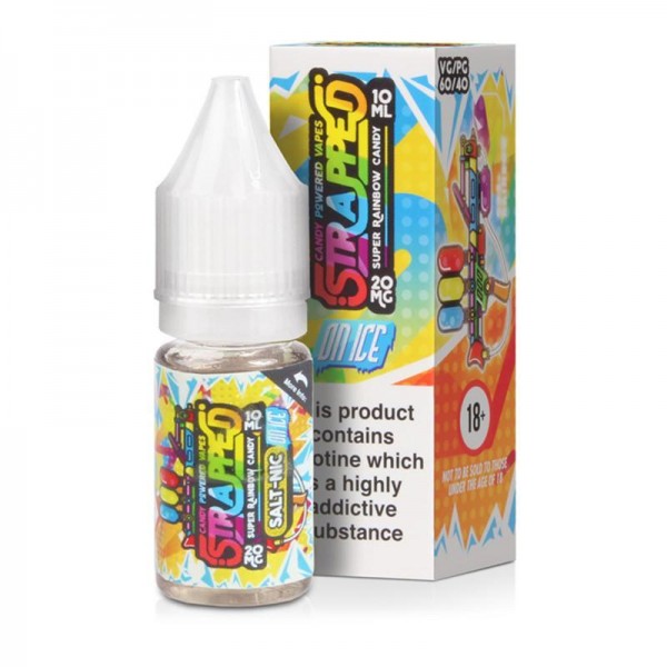 SUPER RAINBOW CANDY ON ICE NICOTINE SALT E-LIQUID ...