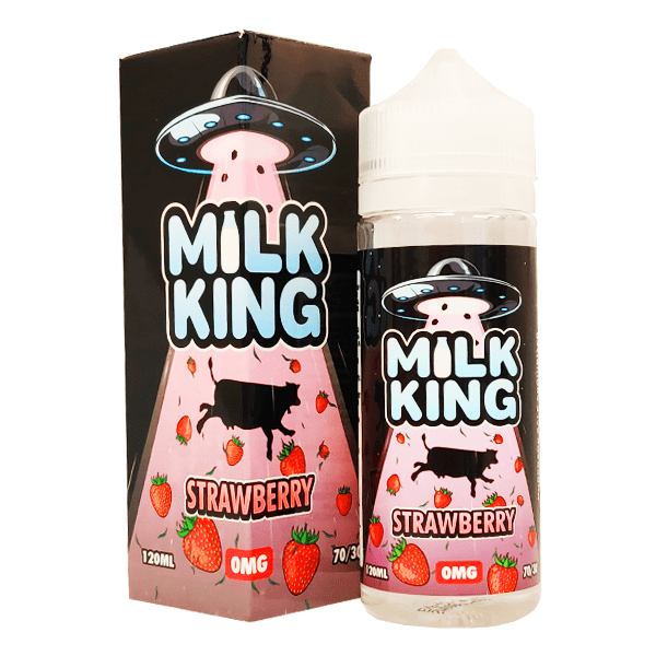 STRAWBERRY E LIQUID BY MILK KING 100ML 70VG