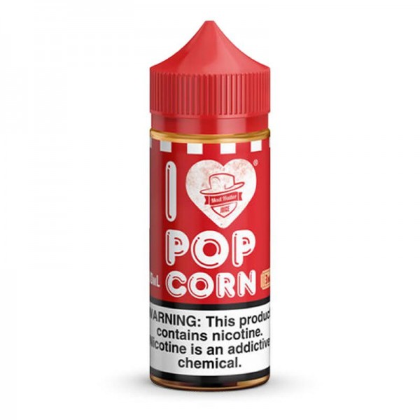 I LOVE POPCORN E LIQUID BY MAD HATTER 100ML 70VG