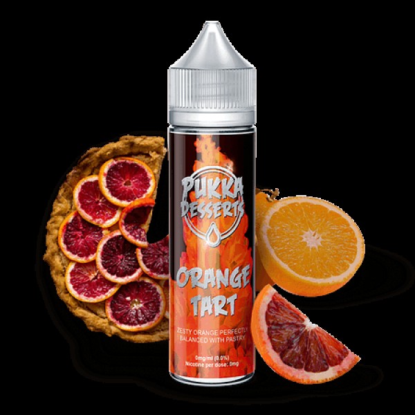 ORANGE TART E LIQUID BY PUKKA JUICE -  DESSERTS 50...