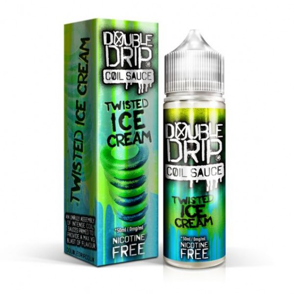 TWISTED ICE CREAM E LIQUID BY DOUBLE DRIP 50ML 80V...