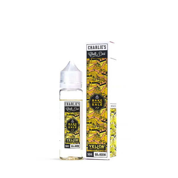 YELLOW BUTTER CAKE E-LIQUID BY CHARLIE'S CHALK...