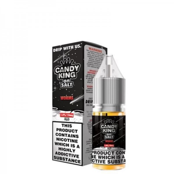 WORMS NICOTINE SALT E-LIQUID BY CANDY KING ON SALT