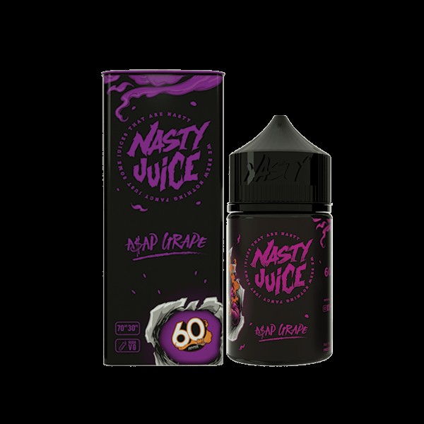 A$AP GRAPE E LIQUID BY NASTY JUICE - 50ML SHORTFIL...