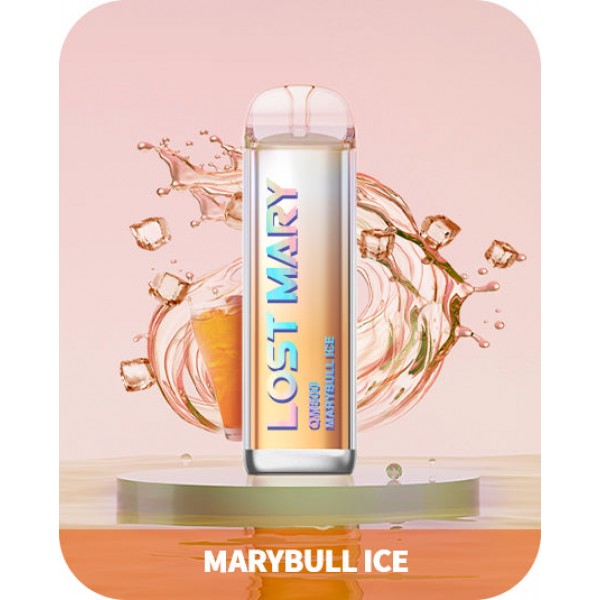 Marybull Ice Lost Mary 600 Puffs Disposable Vape Q...