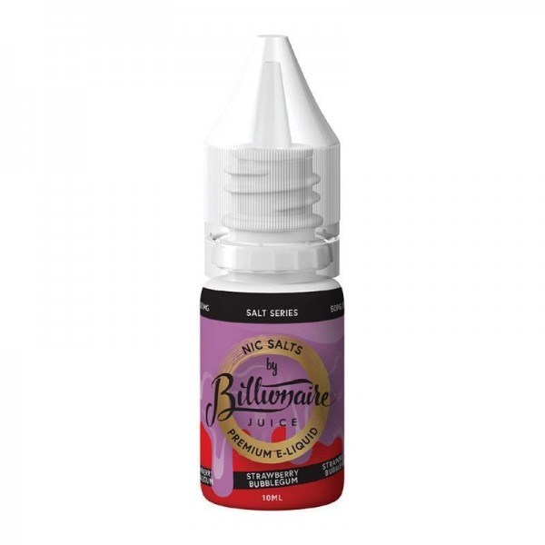 STRAWBERRY BUBBLEGUM NICOTINE SALT E-LIQUID BY BIL...