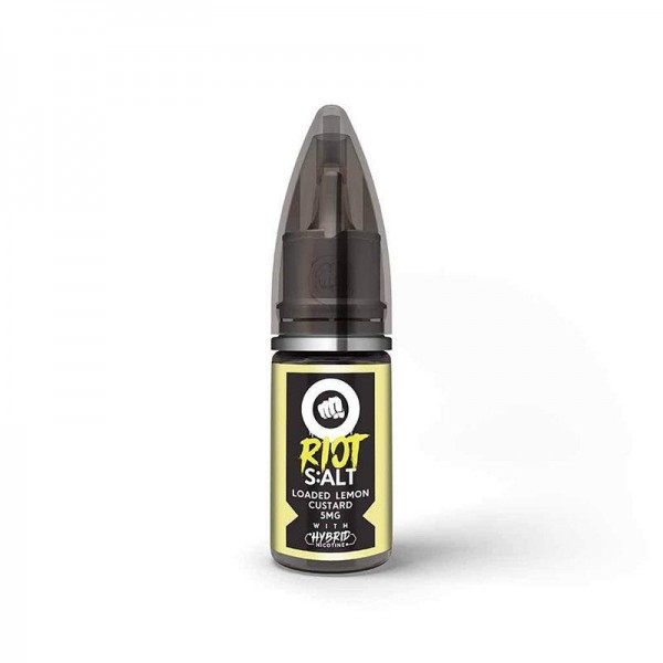 LOADED LEMON CUSTARD HYBRID NICOTINE SALT E-LIQUID BY RIOT SQUAD SALT