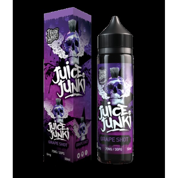 GRAPE SHOT E LIQUID BY JUICE JUNKI - DOOZY VAPE 50...