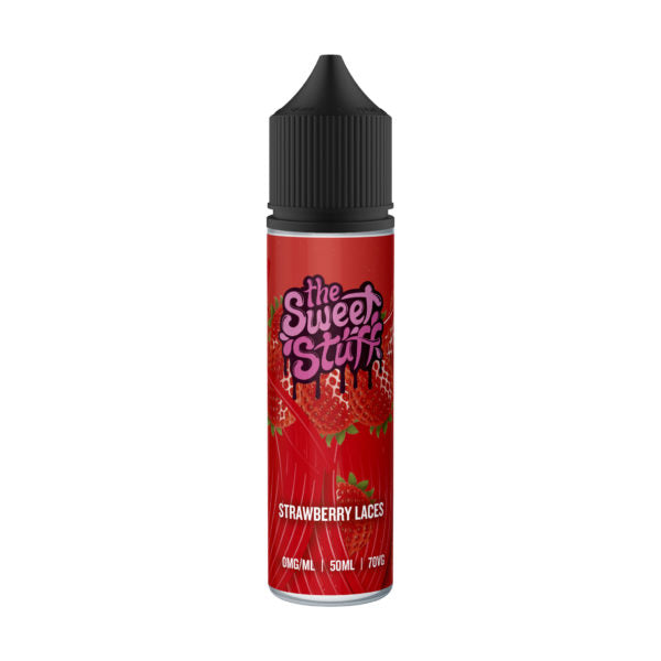 STRAWBERRY LACES E LIQUID BY THE SWEET STUFF 50ML ...