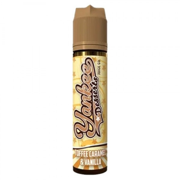 TOFFEE CARAMEL VANILLA E LIQUID BY YANKEE JUICE CO - DESSERTS 50ML 70VG