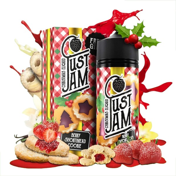 BERRY SHORTBREAD COOKIE E LIQUID BY JUST JAM 100ML...