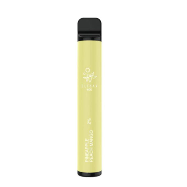 Pineapple Peach Mango Elf bar 600 Puffs Disposable...