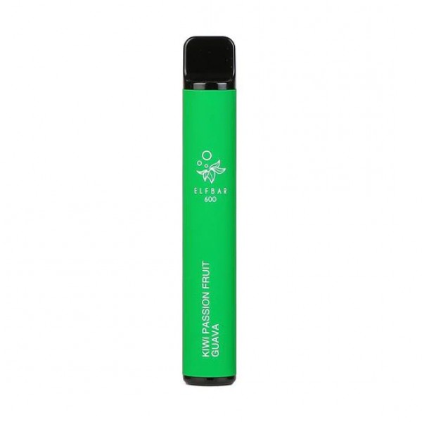 Elf Bar Kiwi Passion Fruit Guava / Elf Bar 600 Puffs Disposable Vape