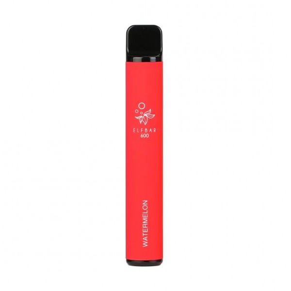 Watermelon Elf Bar 600 Puffs Disposable Vape