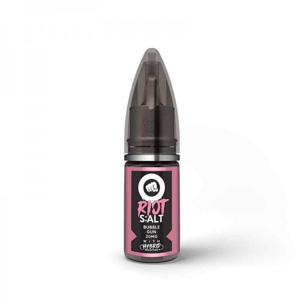 BUBBLE GUN HYBRID NICOTINE SALT E-LIQUID BY RIOT SQUAD SALT