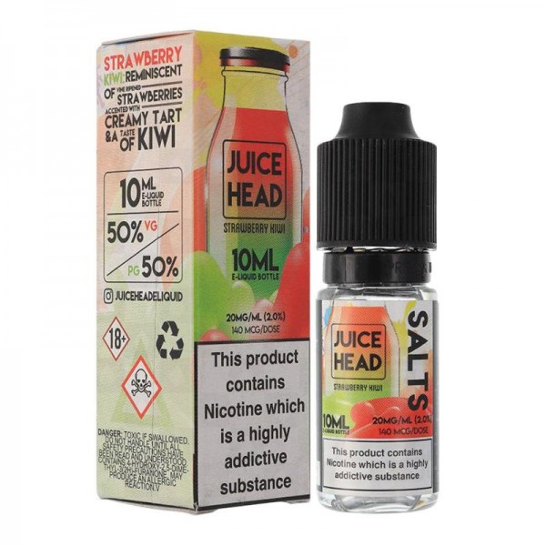 STRAWBERRY KIWI NICOTINE SALT E-LIQUID BY JUICE HE...